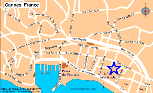 Plan Cannes, John and John Immobilier, Réf 270