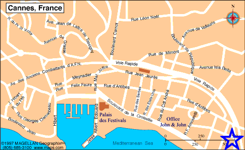 Plan Cannes, John and John Immobilier, Réf 309