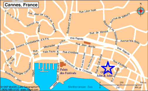 Plan Cannes, John and John Immobilier, Réf 701